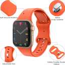 18 Pack Bands Compatible with Apple Watch Band 49mm 46mm 45mm 44mm 42mm 41mm 40mm 38mm for Women Men, Sport Silicone Breathable Strap for iWatch Series Ultra 11 10 9 8 SE 7 6 5 4 3 2 1