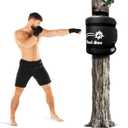 Flexibox Portable Punching Bag Real Striking Bag Alternative to a Heavy Bag for Punches, Kicks & Combos, No Installation, Home & Outdoor Use, Standard, 36"W x 25"H