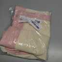 Mahjong Canvas Bag Embroidered American Mahjong Set Incl Tiles Bag and Racks & Pushers Drawstring Bags(Light Pink)