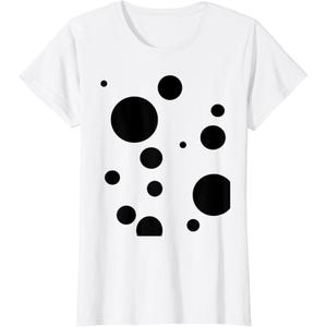 Polka dot Dalmatian Black White Abstract Fun TShirt