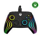 Turtle Beach Afterglow Wave Wired RGB Gaming Controller - Licensed for Xbox Series X|S, Xbox One & Windows PCs - Mappable Buttons, Hall-Effect Hair Triggers, Companion App - Black
