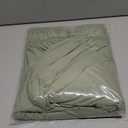 FreshCulture Queen Bed Skirt, Elastic Wrap Around Bed Skirt Queen Size, Bed Skirts for Adjustable Bed, Easy Fit with 15-Inch Tailored Drop, Hotel Quality Dust Ruffle for Queen Bed,  Sage Green, Queen-15" Drop