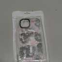 for iPhone 12 Case/iPhone 12 Pro Case 6.1 inch,Compatible with MagSafe,Cute Design Dragon Print Pattern,Magnetic Shockproof Protective Mag Safe Clear TPU Bumper Cases Cover for Women Girls (16-dragons and flowers/Black)