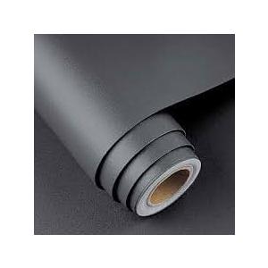 AuMoHall Dark Gray Peel and Stick Wallpaper, Self-Adhesive Solid Color Removable Wall Paper, Dark Gray and Pink Contact Paper Vinyl Roll for Furniture, Walls, Living Room Bedroom Decoration, 23.62\\\" x 118.11\\\