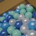 STARBOLO Ball Pit Balls for Toddlers Pack of 100 200 500 - BPA&Phthalate Free Non-Toxic Crush Proof Soft Plastic Balls for 1-5Years Old Toddlers Girl Kids Birthday Pool Playpen Tent Party