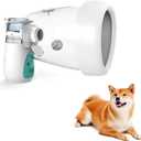Pet Nebulizer for Dogs, Dog Nebulizer and Inhaler Mask for Dog,Low Noise, Suitable for Dogs, Green (M)