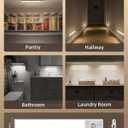 EZVALO 10inch Under Cabinet Lighting, 2500mAh Rechargeable Motion Sensor Lights Indoor with 3 Color Temps, 2 Pack Magnetic Closet Light, 80 LED Dimmable Under Counter Lights for Kitchen, Shelf, Stair (Silver)