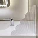 2PCS Shower Splash Guard Corner Kit, Self-Adhesive Bathtub Water Barrier, 9.1 x 11.5 inches/Must Have Bathroom Accessories