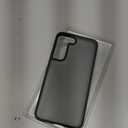 TORRAS Shockproof Galaxy S22 Case, [Military Grade Drop Tested] Translucent Matte Hard Back & Soft Edge Slim Protective for Samsung S22 Case Guardian Series, Black (Blue)