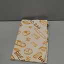 1pcs Reusable Beeswax Food Wraps Bread Bags for Homemade Bread Loaf, Food Storage Containers, Organic Cotton XL Sourdough Beeswax Bread Bag Supplies Sandwich Wrapper, Sustainable, Fresh Keeping (Brown)