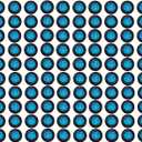 TMH 100 Pcs 3/4 Inch Round 3 LED Side Marker Indicator Lights 12V DC (Blue (100 PCS))