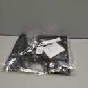 Bed Sheet Organizer 4 Pack Foldable Linen Closet Organizers and Storage (Queen & King Size) Fabric Container Boxes with Clear Window and Handle for Blanket Comforter Pillow, Black