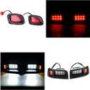 Lochnchn LED Headlight Tail Light Kit Compatible with Club Car DS Golf Carts 1993-UP 12V Street Legal Light Kit with Turn Signal Wire Harness Compatible with Club Car DS for Gas and Electric