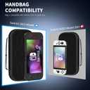 FANPL Case for Nintendo Switch 2 (2025) Accessories, Portable Hard Travel Cover with 10 Game Card Slots - Large Capacity, Embossed Geometric Texture Design