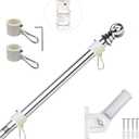 MTB Garden 5ft Stainless Steel Flag Pole and Holder, 1 inch Flag Pole for Outside House Porch Flagpole Mount