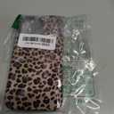 J.west Compatible with iPhone 14 Pro Max Case 6.7 inch with 2 Pack Tempered Glass Screen Protectors Cute Animal Leopard Hybrid Cover for Girls Women Aesthetic Protective Phone Cases Cheetah