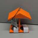 Citrus Sampler Recycled Plastic Orange & Jelly Oriole Bird Feeder for Wild Birds and Outdoor Dcor, Dual-Sided Feeding & 2 Removable Glass Dishes & Fruit Spikes, 0.4 Quart Capacity, Orange