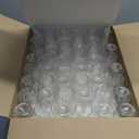 DECADORN Clear Stemless Champagne Flutes Plastic 48 Pack - 9oz Plastic Champagne Glasses - Durable and Sturdy Mimosa Glasses For Parties - Shatterproof, Recyclable, BPA-Free, Smooth Rims.