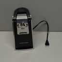 Hamilton Beach Smooth Touch Electric Automatic Can Opener with Easy Push Down Lever, Eliminates Sharp Edges, Opens All Standard-Size and Pop-Top Cans, Extra Tall, Black and Chrome (76606AG)