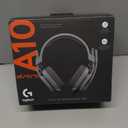 Logitech G Astro A10 Gen 2 Cross-Platform Wired Gaming Headset for PlayStation 5/4, Xbox S|X, Nintendo Switch, PC: 3.5mm Headphone Jack, 32mm Drivers, Flip-to-Mute Mic, Over-Ear - Black/Xbox Edition