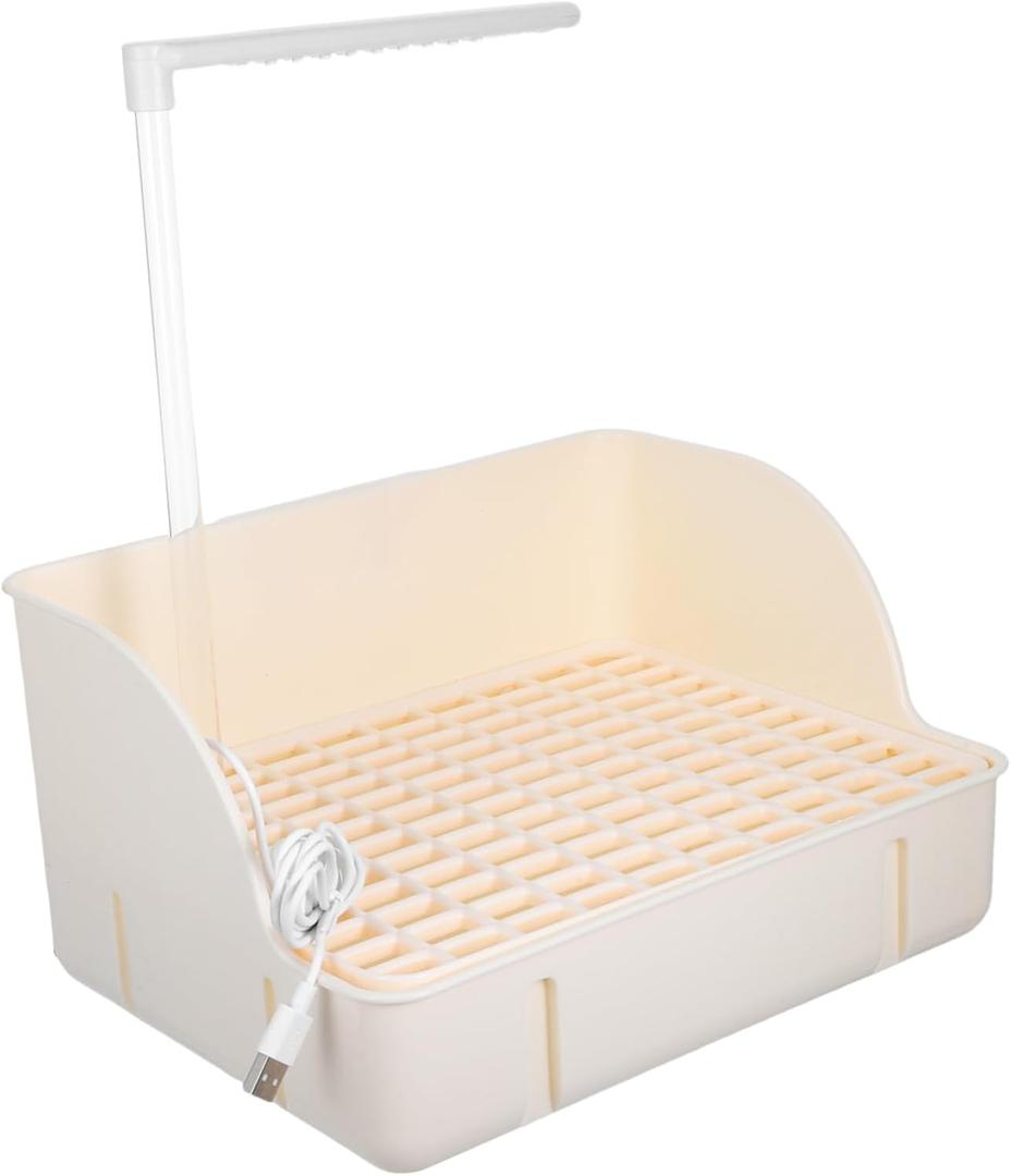 BESPORTBLE Automatic Bird Bath Tub with Shower Head for Parakeets Cockatiels and Lovebirds Self Circulating Outdoor Water Fountain for Garden and Patio Promotes Health and Fresh Water