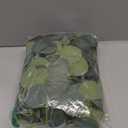 FUGZAUD 2 Pack Artificial Eucalyptus Garland Faux Silk Leaf Silver Dollar Eucalyptus Leaves Vines Handmade Garland Greenery Wedding Backdrop Indoor Outdoor Arch Wall Decoration