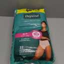 Depend Fresh Protection Adult Diapers, Incontinence & Postpartum Bladder Leak Underwear for Women, Disposable, Maximum, Small, Blush, 32 Count