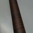 JSEVEM 31"157" Extra Wide Darker Brown Walnut Wood Wallpaper Peel and Stick Dark Brown Black Walnut Wood Grain Contact Paper Vinyl Adhesive DIY Wall Sticker for Kitchen Cabinets Counterops Cupboard
