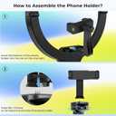 Aureday 14'' Selfie Ring Light with 62'' Tripod Stand and Phone Holder, Dimmable LED Phone Ringlight for Makeup/Video Recording/Photography, Circle Lighting for All Cell Phones&Lightweight Cameras (BLACK)