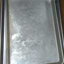 Nordic Ware Naturals Extra Large and Half Sheet Set - USA Made Aluminum Commercial Quality Sheet Pan for Baking or Roasting, Encapsulated Galvanized Steel Rim Prevents Warping, Big Sheet + Half Sheet, Half Sheet and Big Sheet, 1-Pack