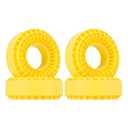 INJORA Silicone Rubber Insert for 118-122mm 4.75" OD 1.9" Wheel Tires(Large Yellow)