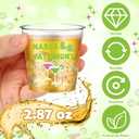 Roshtia 50 Pcs Margs and Matrimony Shot Glasses Bachelorette Party Decoration 2. 87oz Disposable Margarita Plastic Cups for Adult Mexican Wedding Bridal Shower Margarita Bar Party Favor Supplies