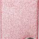 Pink Flask for Liquor for Women 8OZ - Girls Glitter Bling Pocket Decorative Flask with Funnel, 18/8 Stainless Steel for Vodka Whisky
