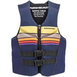 Airhead Santa Cruz Life Vest Multiple Sizes - Swim Vests for Adults, Children & Youth - Kwik Dry Neolite Fabric - USCG Approved