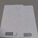 Lounsweer 2 Pcs Small Cutting Board for Kitchen Mini Plastic Cutting Board Set Bar Dishwasher Safe Granite Color Food for Camping Food Fruits Prep Vegetables Easy Grip(6" x 10",White)