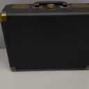 Vinyl Record Player 3-Speed Bluetooth Suitcase Portable Belt-Driven Record Player with Built-in Speakers RCA Line Out AUX in Headphone Jack Vintage Turntable (Black)