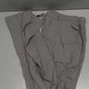 Men's Casual Linen Pants Elastic Waist Drawstring Summer Beach Lightweight Trouser with Pockets (3X-Large, Grey)