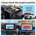Center Console Dashboard Organizer Compatible with 2024 2025 2026 Toyota Tacoma / 2025 2026 4Runner Dash Organizer Tray Behind Screen Dashboard Interior Accessories(Only for 8-inch Screen)