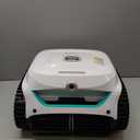 WYBOT C2 Vision 2026 New Cordless Robotic Pool Cleaner with AI Vision, Powerful Suction Pool Vacuum for Inground Pools, Ultra-fine Filtration, Wall&Waterline Cleaning, White with Green Outlet