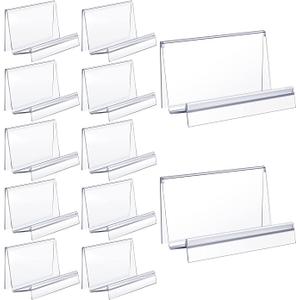 Qunclay  Purse Display Stand Clear Acrylic Wallet Display Stand Purse Holder Handbag Organizer for Bag Phone Cards Store