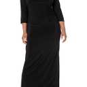Marina Women's Size Jersey Embellished Neck Gown Plus size 14