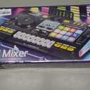 DJ Mixer for Kids, Toddler DJ Mixing Table with DJ Turntable, Game Mode, Light & Speed Control and Microphone, Gifts for 3 4 5 6 Years Old Boys Girls - Kid DJ Mixer Set (Black)