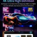 Mini DisplayPort to Dual HDMI Adapter | 4K@60Hz HDMI Splitter Extended Display for Windows [Thunderbolt1/2 Compatible] for MacBook Pro/Air, iMac, Mac mini, Surface Pro