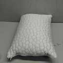 SUPA MODERN Cooling Bed Pillows for Sleeping 1 Pack Shredded Memory Foam Pillows Adjustable Cool Pillow for Side Back Stomach Sleepers Luxury Gel Pillows Toddler Pillow with Washable Removable Cover (Original White (Cooling))