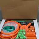 Marlrin Shooting Games Toys for Age 5 6 7 8 9 10+ Year Old Boys, Kids Toy Sports & Outdoor Game with Moving Shooting Target & 2 Popper Air Toy Guns & 24 Foam Balls, Gifts for Boys and Girls