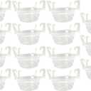 15Pcs Flower Pot Tray with Hook for Water Drainage Gardening Plant Pot Saucers for Indoor, 10inch