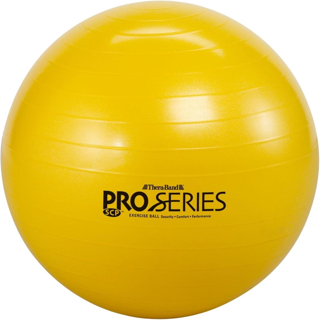 Theraband 23045 Exercise and Stability Ball (18 Inch, Yellow - 45cm)
