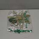 YEAHOME Christmas Tree Topper, Gold Glittered Hollow 7-Point Star Tree Topper, Lighted Wire Star with 20 LED Lights for Christmas Treetop, Xmas Tree Topper with Timer, Christmas Tree Decorations