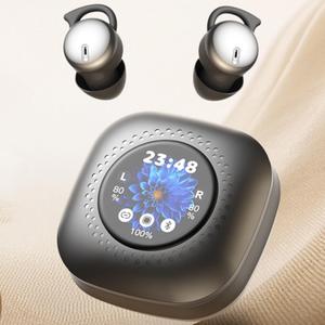 Headphones Sleep Earbuds Invisible Wireless Bluetooth Ear Bud for Sleeping Noise Cancelling Mini Earphones,Discreet in-Ear Tiny Earphones for Sleeping,Hidden Headset for Small Ears Sleeping,Work Black