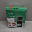 Single Serve One Cup Coffee Maker, for K Cups and Grounds, Mini Coffee Maker with Portable Handle, 6 to 12 Oz Brew Size, for Travel, Camping, Office, RV and Dorm, 120V, Black and Gold